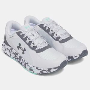 Men’s Under Armour Bandit Trail 3 Gray Camo Running Shoes, Size 11.5 NEW